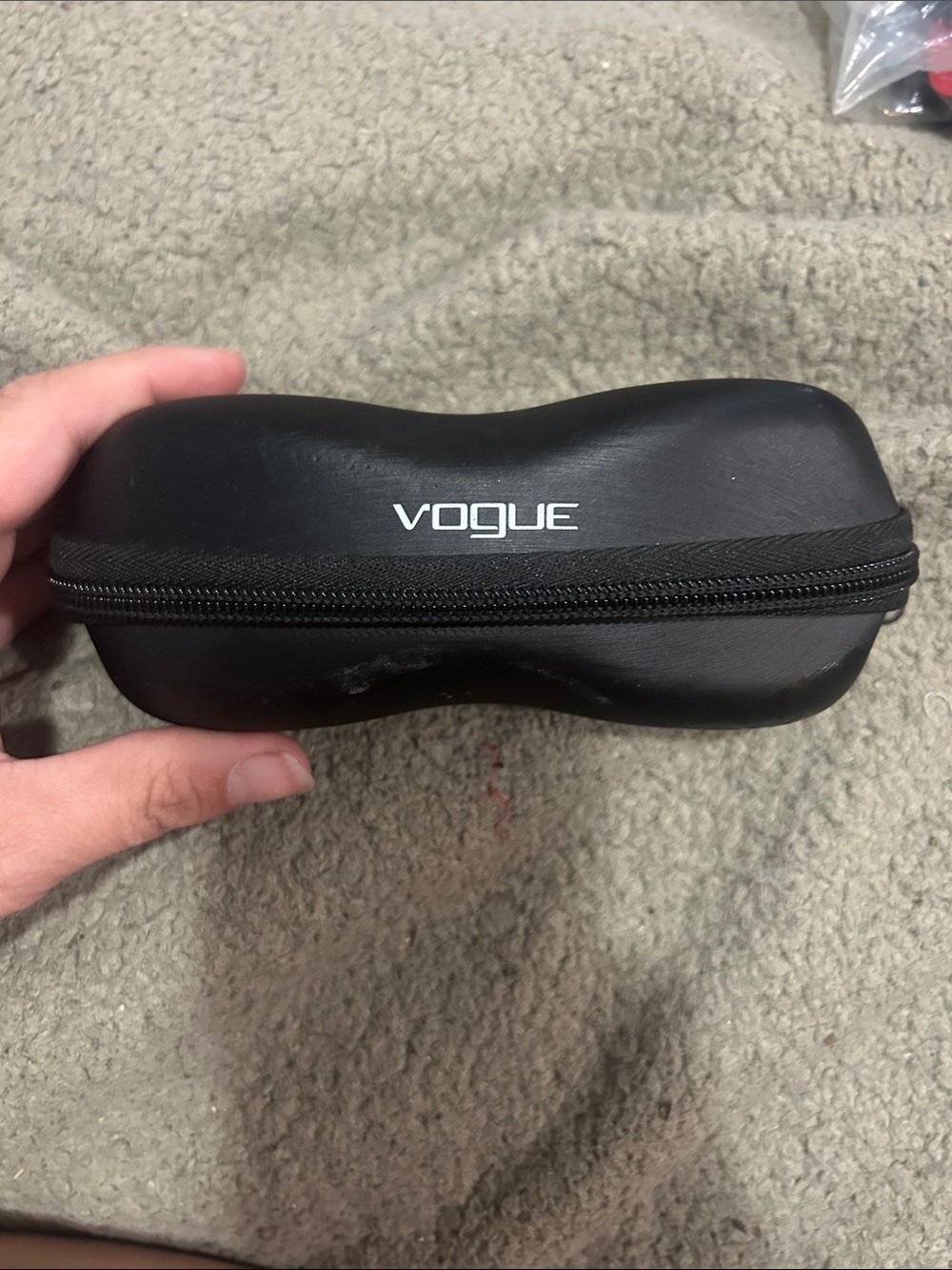 Vogue Black Zippered VR/AR Accessory Case